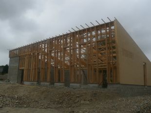 Ossature bois bâtiment publique - Finistère Nord